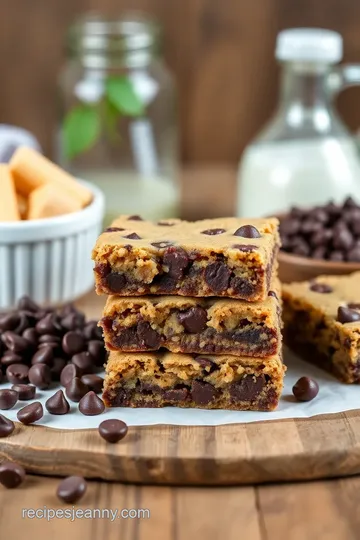 Bake Chocolate Chip Cookie Butter Bars ingredients