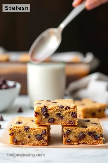 Bake Chocolate Chip Cookie Butter Bars steps