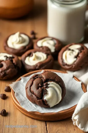 Delicious Chocolate Vanilla Swirl Cookies ingredients