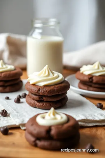 Delicious Chocolate Vanilla Swirl Cookies presentation