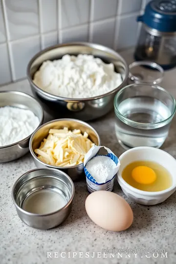 Classic Croissant Recipe ingredients