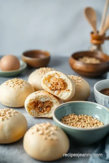 Homemade Sesame Buns Recipe ingredients