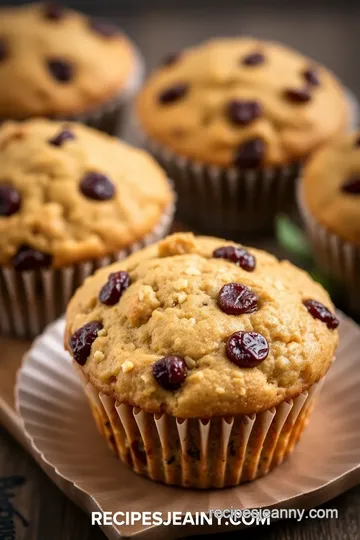 Gaps Raisin Muffins presentation