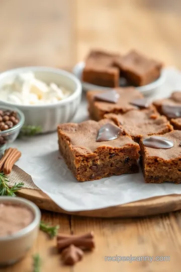 Delicious Gingerbread Chocolate Chip Cookie Bars ingredients