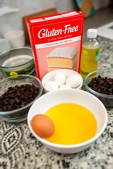 Gluten-Free Vanilla Cake Recipe ingredients