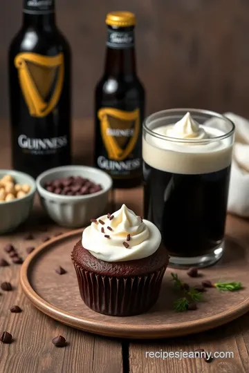 Guinness Chocolate Cupcakes with Salted Caramel ingredients