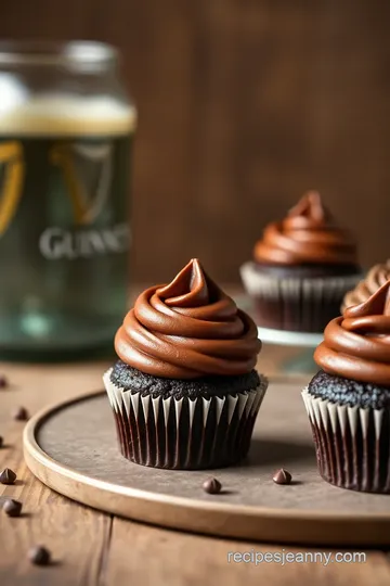 Guinness Chocolate Cupcakes with Salted Caramel steps