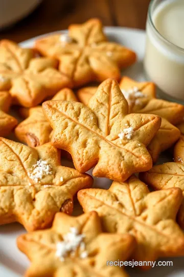 Leaf-Shaped Butter Cookies presentation