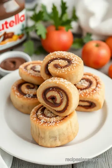 Nutella-Filled Rolls Recipe presentation