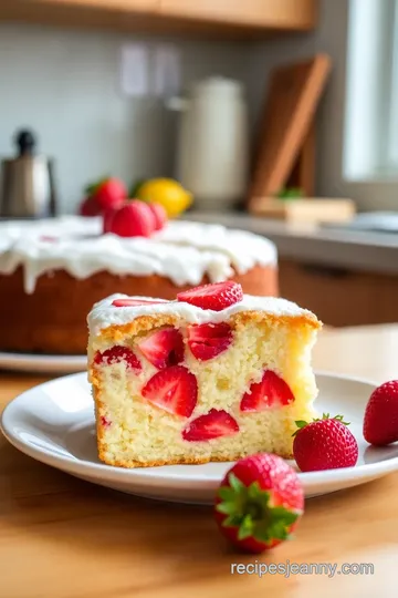 Delicious Strawberry Snacking Cake steps