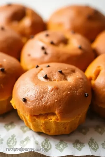 Sweet Potato Buns presentation