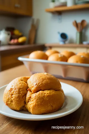 Sweet Potato Buns steps