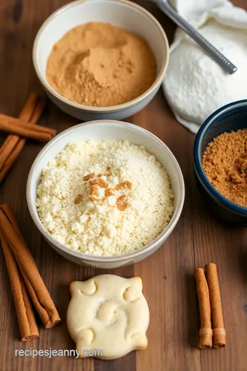 Brown Sugar Cinnamon Shortbread Treats ingredients