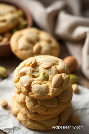 Pistachio Butter Cookies presentation