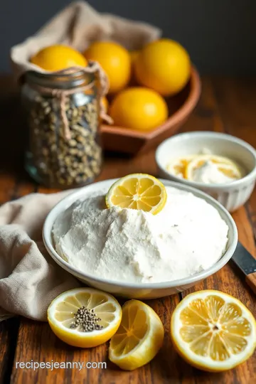 Lemon Poppy Seed Cake ingredients