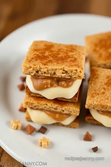 Six-Layer Peanut Butter S mores Delight steps