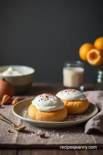 Soft Pav Buns with Warm Milk Delight presentation