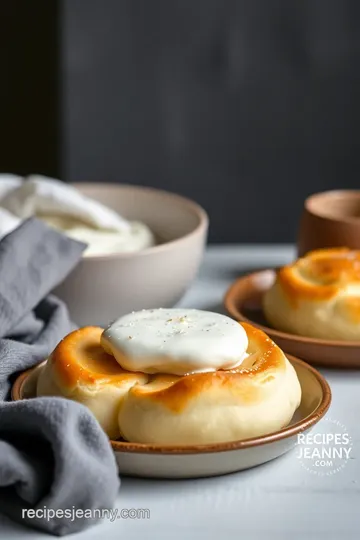 Soft Pav Buns with Warm Milk Delight steps