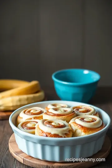 Banana Bread Cinnamon Rolls Delight steps