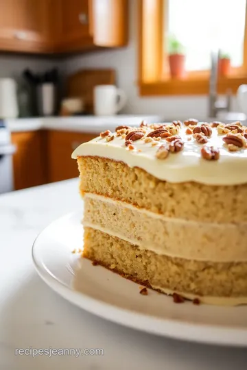 Banana Caramel Pecan Layer Cake: A Decadent Slice of Heaven steps