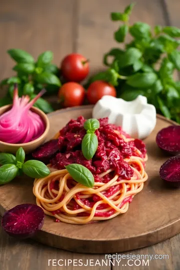 Beetroot Infused Pasta Delight ingredients