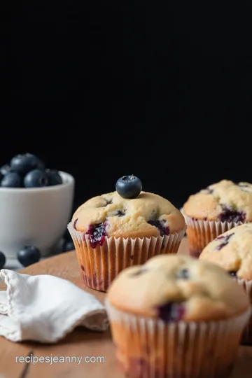 Best Blueberry Muffins presentation