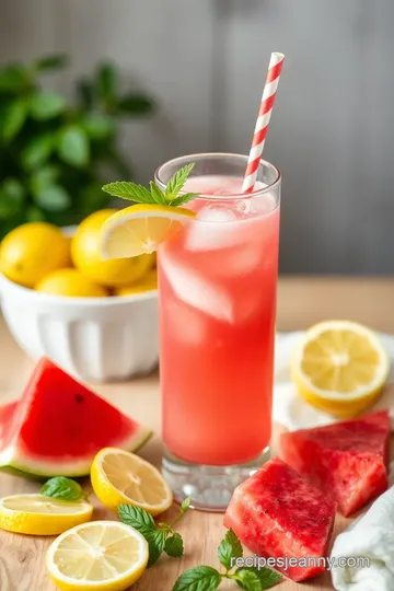 Blend Watermelon Lemonade for Summer Refreshment ingredients