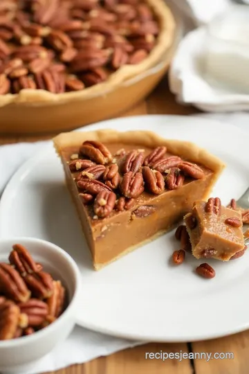 Butterscotch Pretzel Pecan Pie Delight presentation