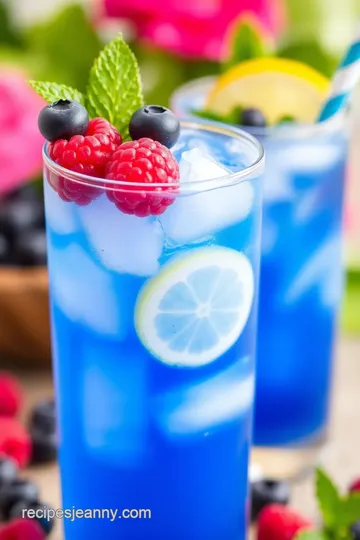 Blue Razz Ice Juice presentation