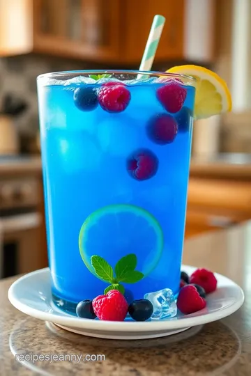 Blue Razz Ice Juice steps