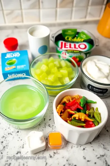 Dino Jello Cups Recipe ingredients