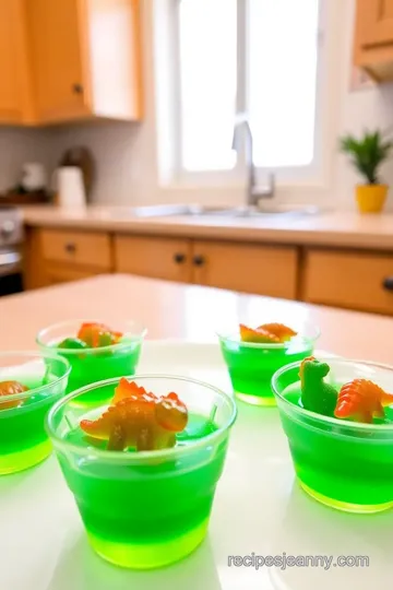 Dino Jello Cups Recipe steps