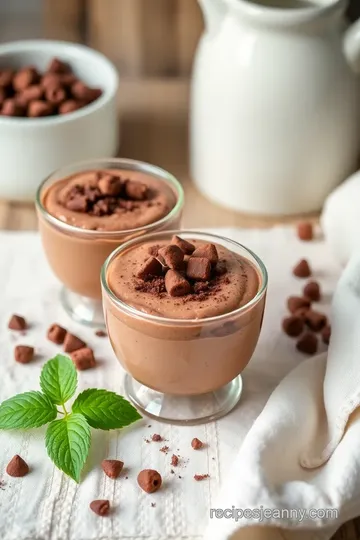 Chilled Cocoa Delight presentation