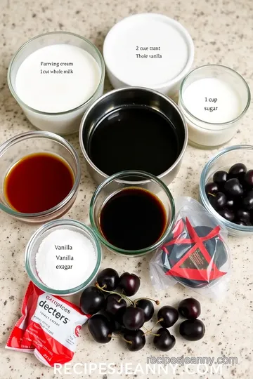 Black Cherry Coffee Ice Cream ingredients