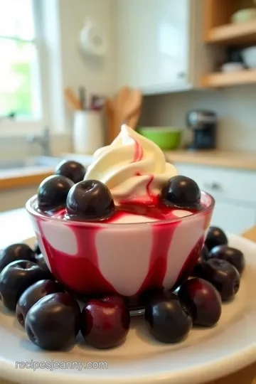 Black Cherry Coffee Ice Cream steps