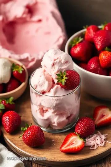 Churned Strawberry Bliss Ice Cream ingredients