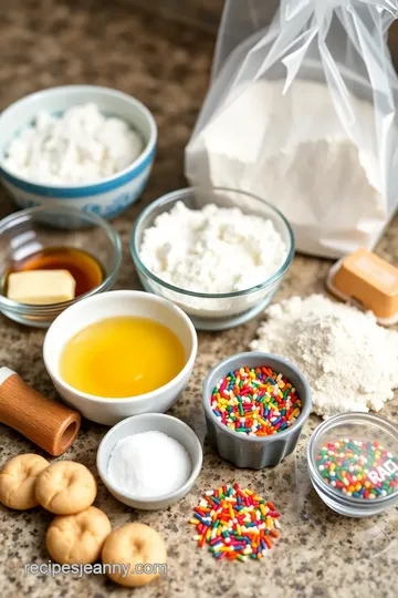 Classic German Butter Cookies (Butterplätzchen) ingredients