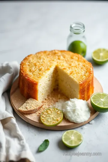 Coconut Soaked Lime Cake ingredients