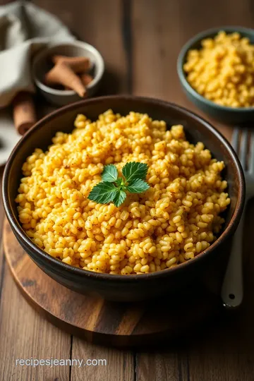 Cooked Millet Kanumfari with Dried Ginger steps