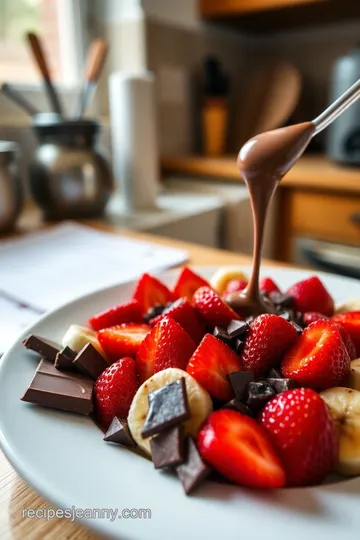 Couples Chocolate Fondue Recipe steps