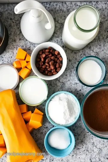 Butternut Hot Chocolate ingredients