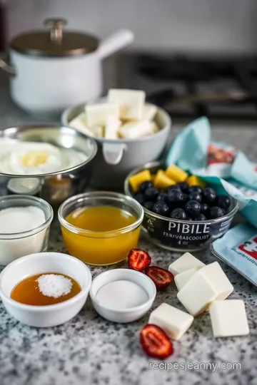 Creamy Homemade Yogurt Chips ingredients