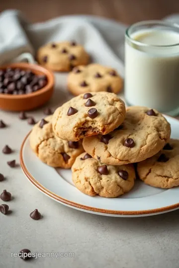 Crispy Chocolate Chip Cookies Delight presentation