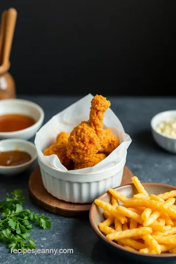 Crispy Fried Chicken Delight presentation