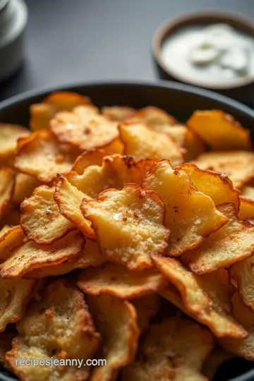 Crunchy Salted Potato Chips presentation