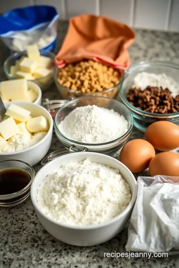 Decadent Chocolate Chunk Cookies ingredients