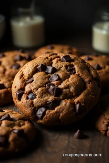 Decadent Chocolate Chunk Cookies presentation