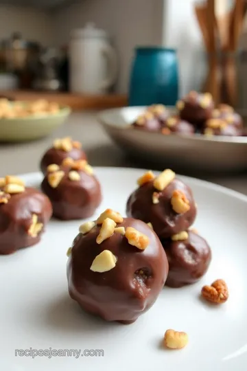 Decadent Chocolate Nut Bites steps