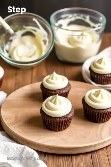 Decadent Full Moon Brownie Cupcakes steps