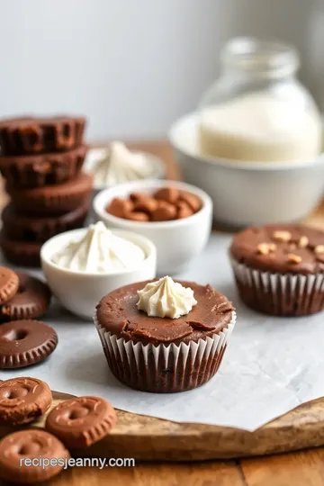 Decadent Girl Scout Cookie Brownie Cups ingredients